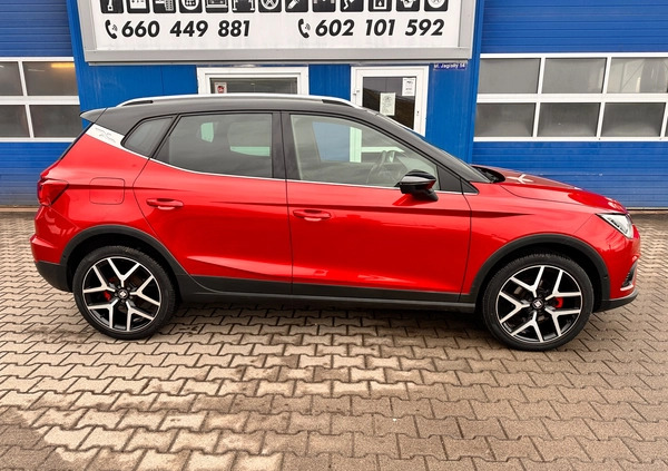 Seat Arona cena 66900 przebieg: 62060, rok produkcji 2018 z Błaszki małe 742